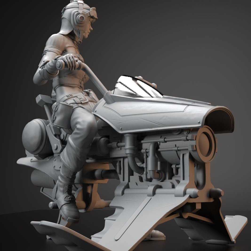 Lybbia Resin Scale Model | 3D Printed | Fun Art | Figurine by Gsculpt Art