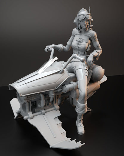 Lybbia Resin Scale Model | 3D Printed | Fun Art | Figurine by Gsculpt Art