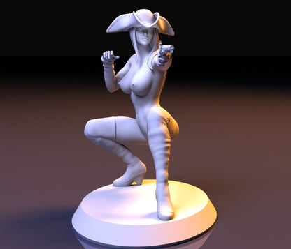 NSFW Resin Miniature Maeve NSFW 3D Printed Figurine Fanart Unpainted Miniature Collectibles