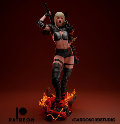 Magik Cardoso DIORAMA 3d printed Resin Figure Model Kit miniatures figurines collectibles and scale models UNPAINTED Fun Art by KUTON FIGURINES