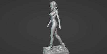 MAKIMA NSFW 3D Printed Miniature | Fun Art | Figurine by Uroboros3D