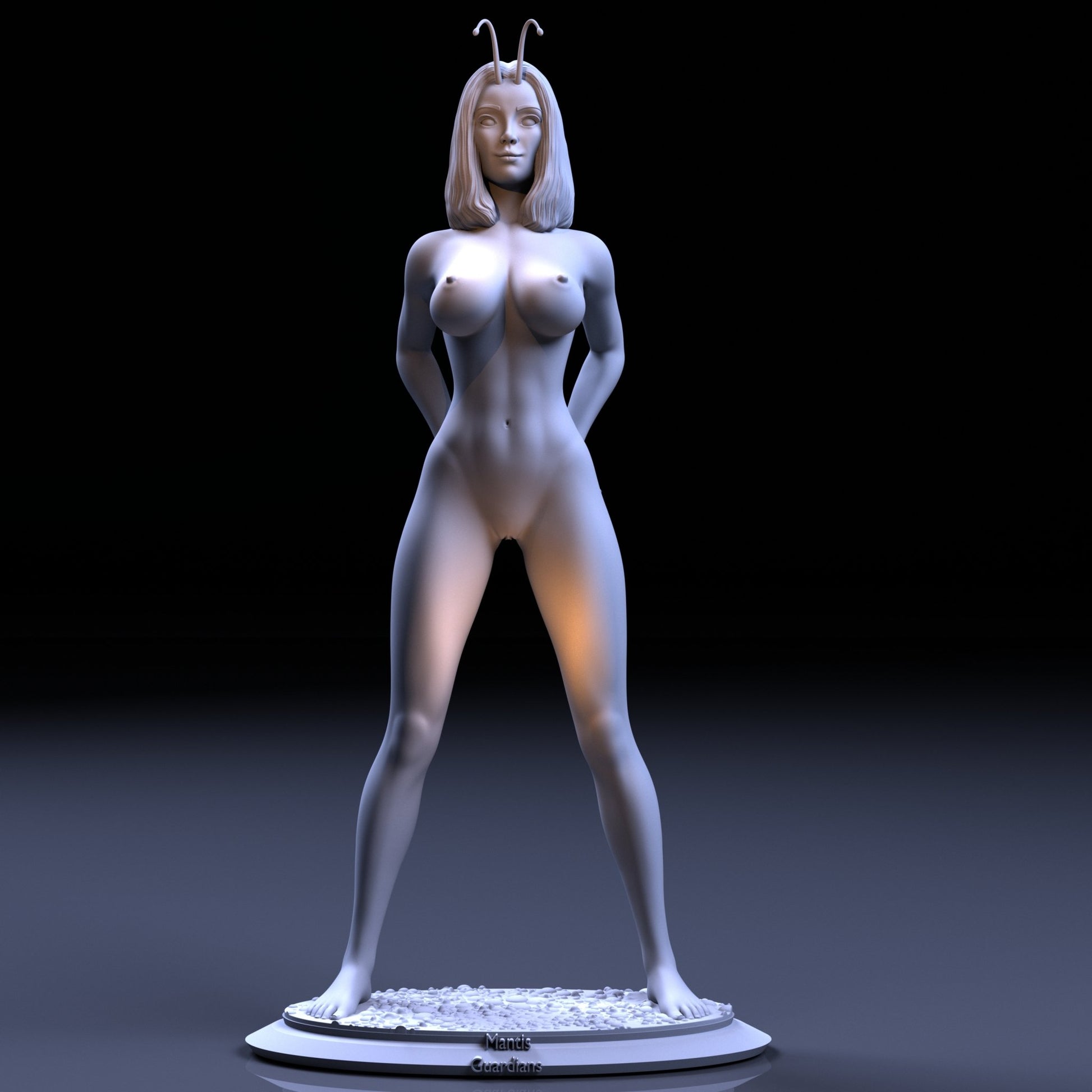 NSFW Resin Miniature Mantis NSFW 3D Printed Fanart Unpainted Miniature