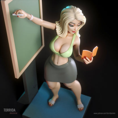 Mari : Resin Figurine, Resin printed miniature by Torrida