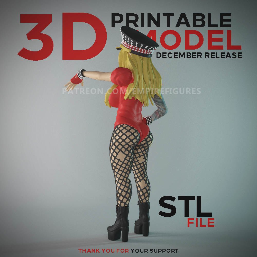 Maria Brink 3D Printed Figurine Fanart DIY Kit Unpainted by EmpireFigures