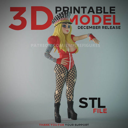 Maria Brink 3D Printed Figurine Fanart DIY Kit Unpainted by EmpireFigures