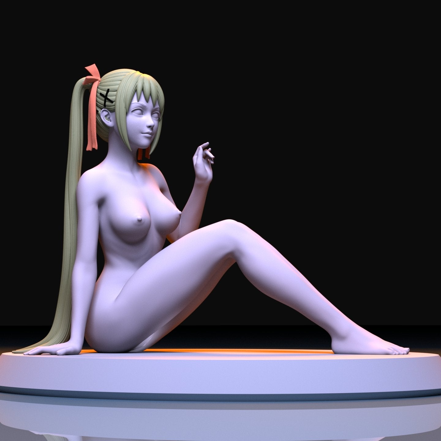 NSFW Resin Miniature Marie NSFW 3D Printed Figurine Fanart Unpainted Miniature Collectibles