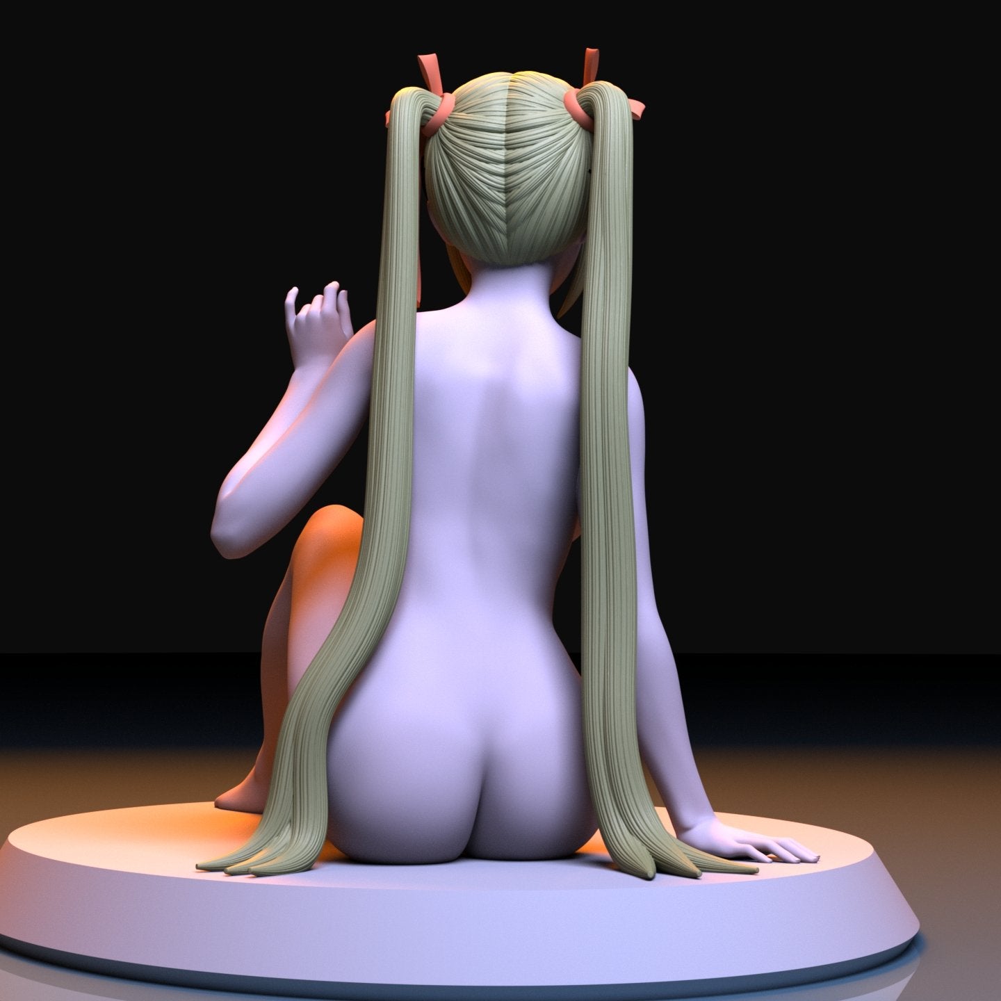 NSFW Resin Miniature Marie NSFW 3D Printed Figurine Fanart Unpainted Miniature Collectibles