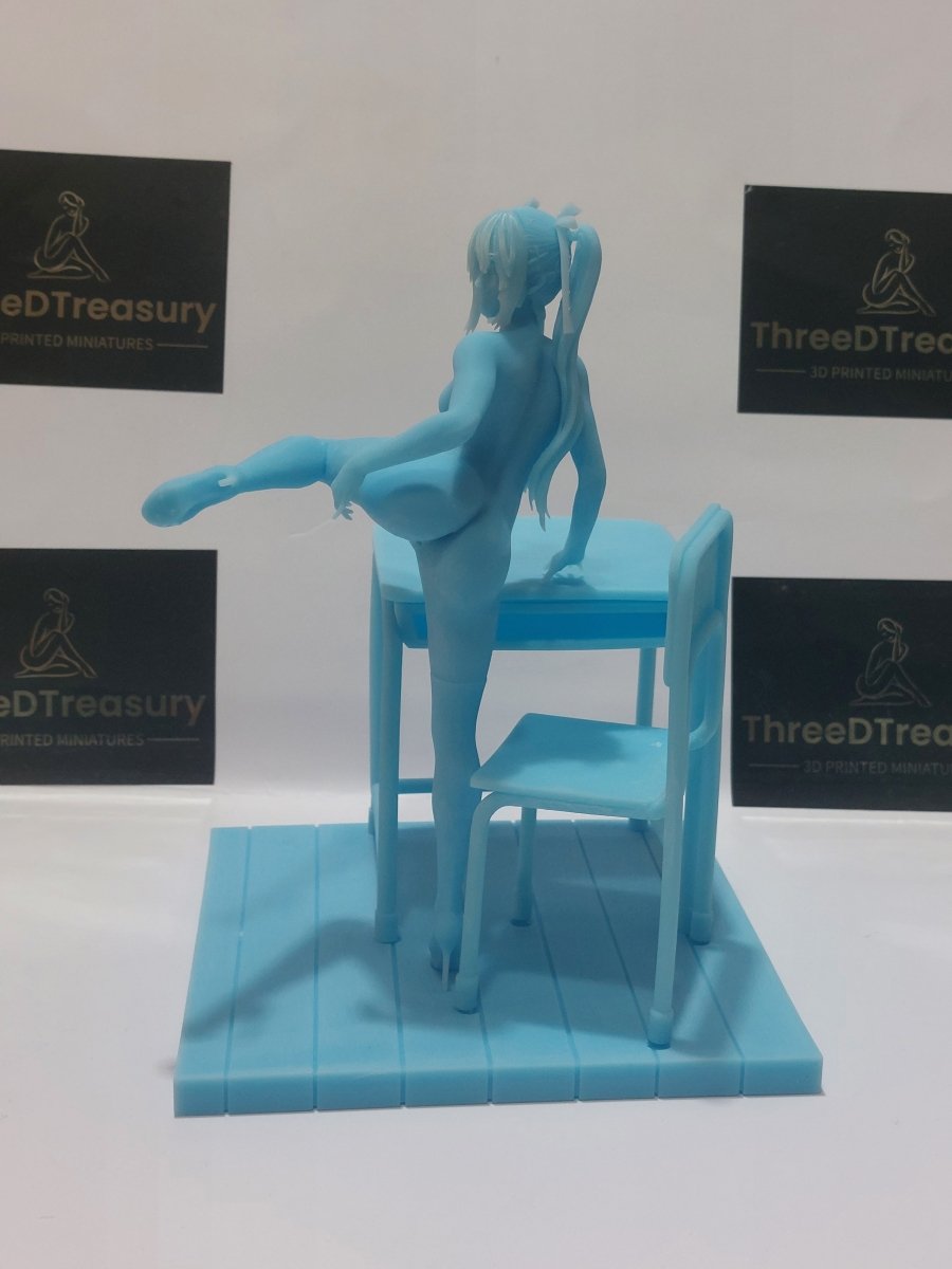Marie Rose NSFW Resin Figure 3D Printed Fanart DIY Garage Kit , Unpainted , NSFW Figurine , Nude Figurine , Sexy Miniature , Bondage figure , Naked Waifu , Adult Figurine , Anime Figure