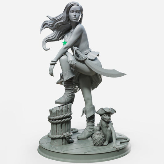 Marina 1 NSFW 3d Printed miniature FanArt by Spicy Arts Scaled Collectables Statues & Figurines