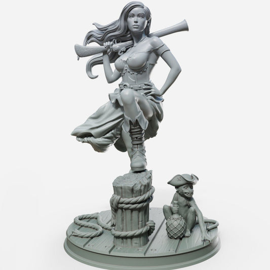 Marina 4 3d Printed miniature FanArt by Female Miniatures Scaled Collectables Statues & Figurines
