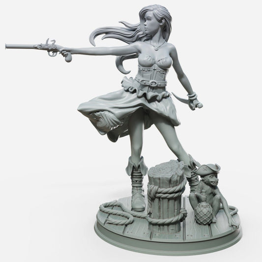 Marina 8 3d Printed miniature FanArt by Female Miniatures Scaled Collectables Statues & Figurines