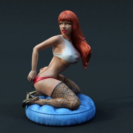 Mary Jane 3D Printed Miniature FunArt by EXCLUSIVE 3D PRINTS Scale Models Unpainted