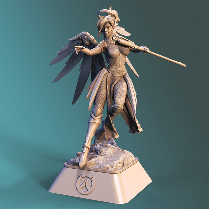 Mercy 3D Printed Resin Figure Model Kit FunArt | Diorama by SANIX3D UNPAINTED GARAGE KIT