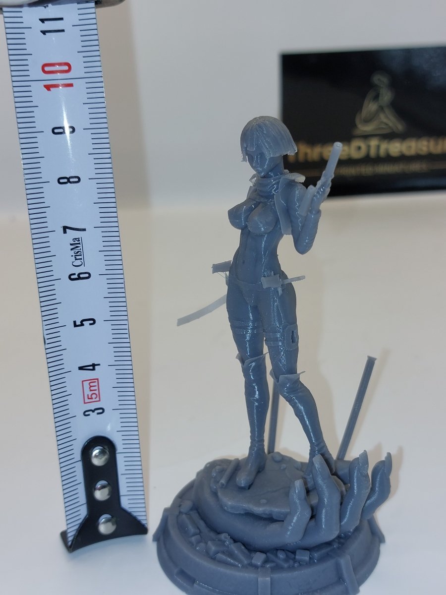 MIKASA NSFW 3D Printed Miniature | Fun Art | Figurine by Uroboros3D
