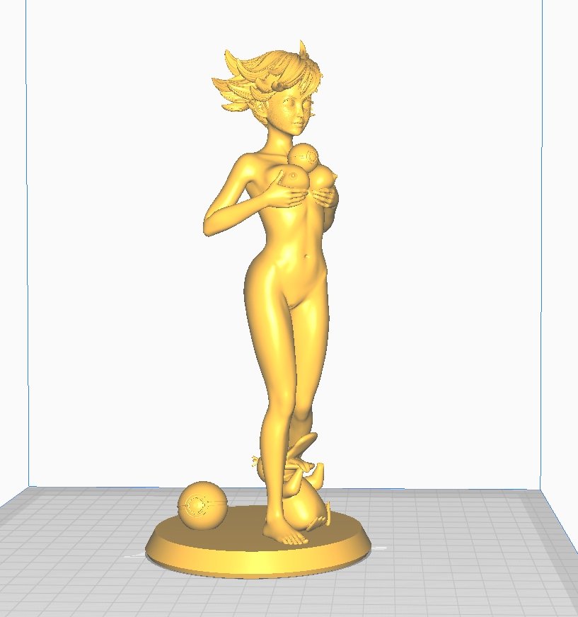 NSFW Resin Miniature Misty NSFW 3D Printed Figurine Fanart Unpainted Miniature