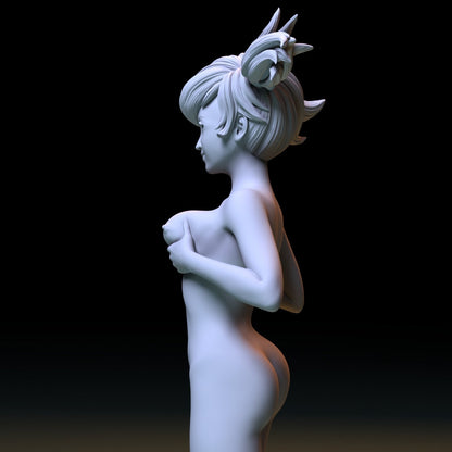 NSFW Resin Miniature Misty NSFW 3D Printed Figurine Fanart Unpainted Miniature