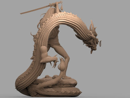 Mulan NSFW Figurine 3D Printed Fanart