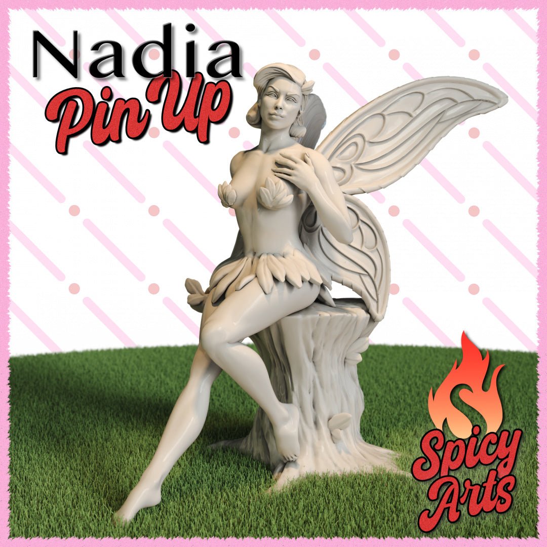Nadia 1 3d Printed miniature FanArt by Spicy Arts Scaled Collectables Statues & Figurines