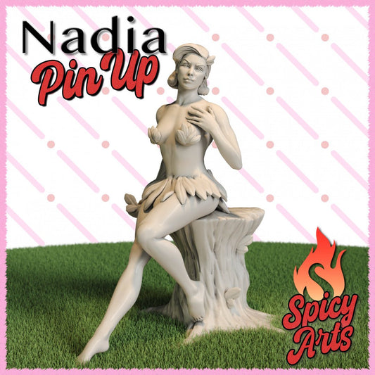 Nadia 1 3d Printed miniature FanArt by Spicy Arts Scaled Collectables Statues & Figurines