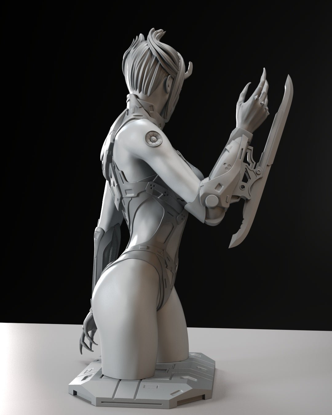 Nakay NSFW BUST | 3D Printed | Fun Art | Figurine by Gsculpt Art