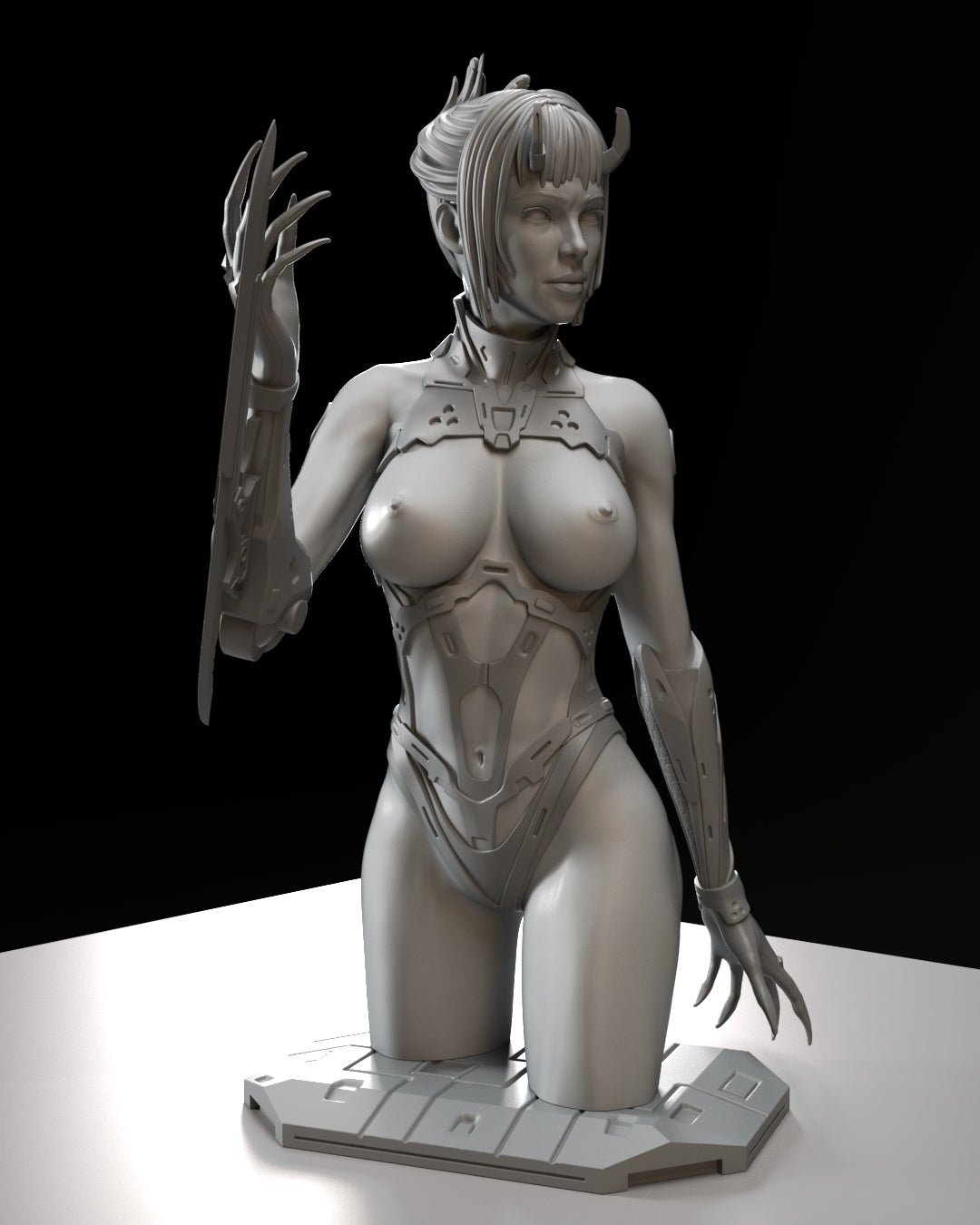 Nakay NSFW BUST | 3D Printed | Fun Art | Figurine by Gsculpt Art