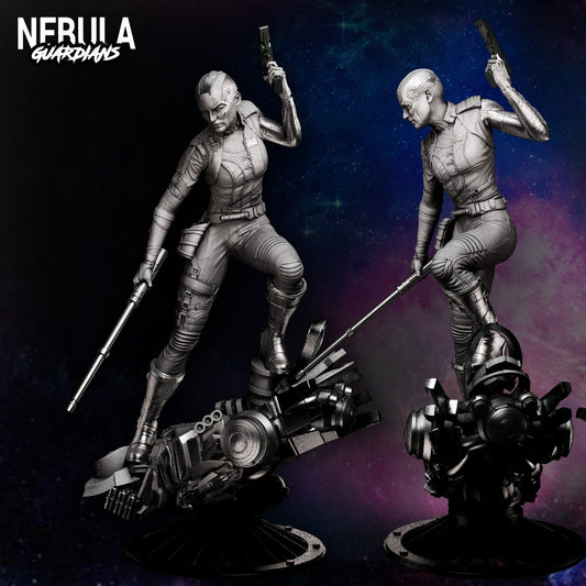 NEBULA 3D Printed Figurine FunArt | Diorama by Wicked UNPAINTED GARAGE KIT