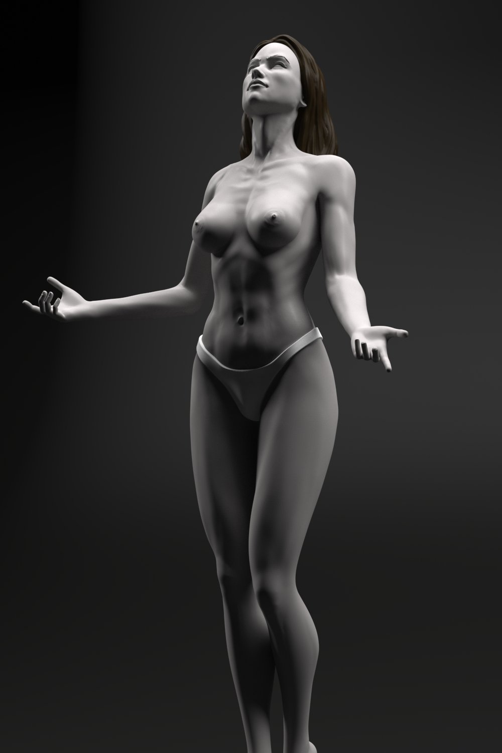 Neycrom, the priestess of Death | NSFW 3D Printed | Fun Art | Figurine by Gsculpt Art