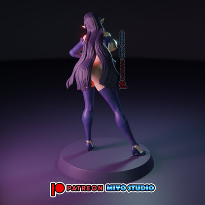 NSFW Olga Resin Anime Figure 3D Printed Fanart DIY Garage Kit , Unpainted , NSFW Figurine , Nude Figurine , Sexy Miniature , Bondage figure , Naked Waifu , Adult Figurine , Anime Figure