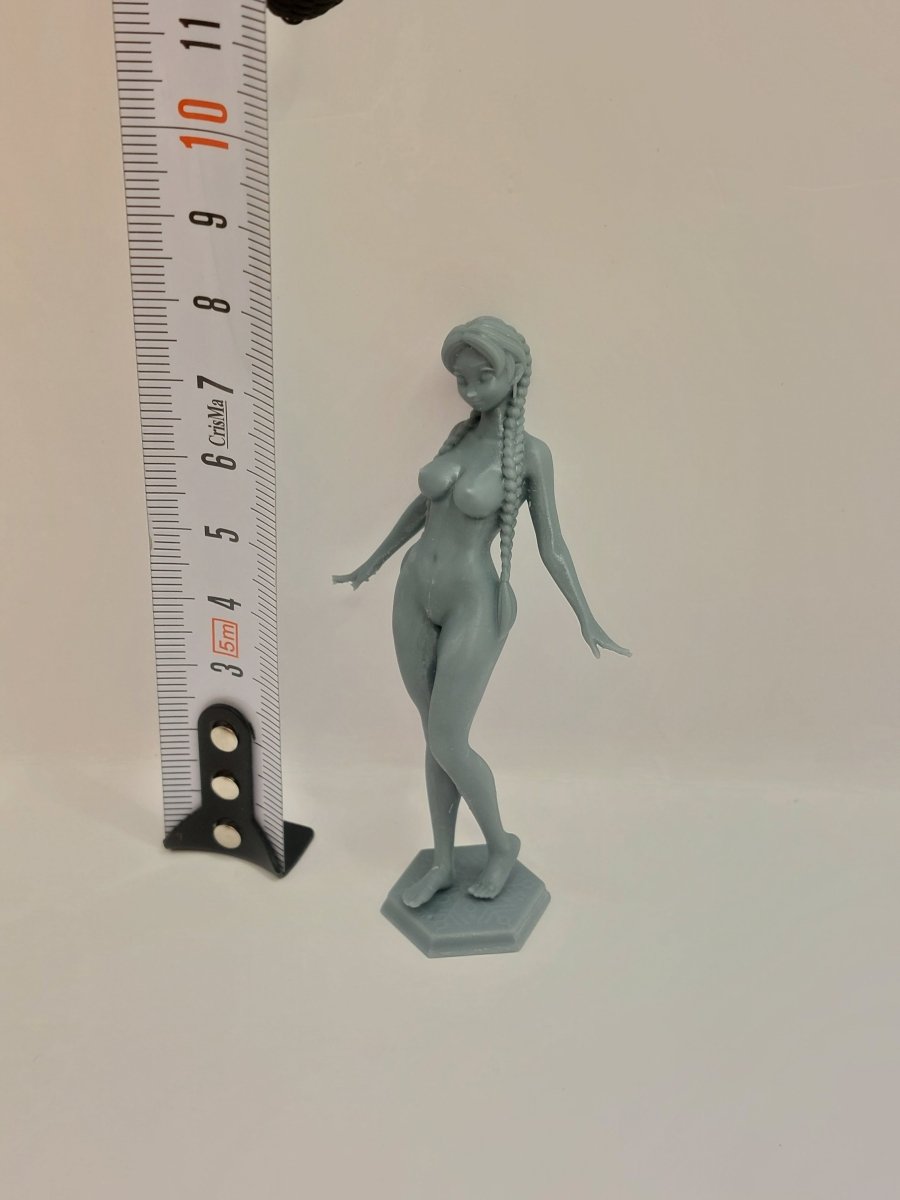 NSFW Resin Miniature Princess Anna 3 NSFW 3D Printed Figurine Fanart Unpainted Miniature