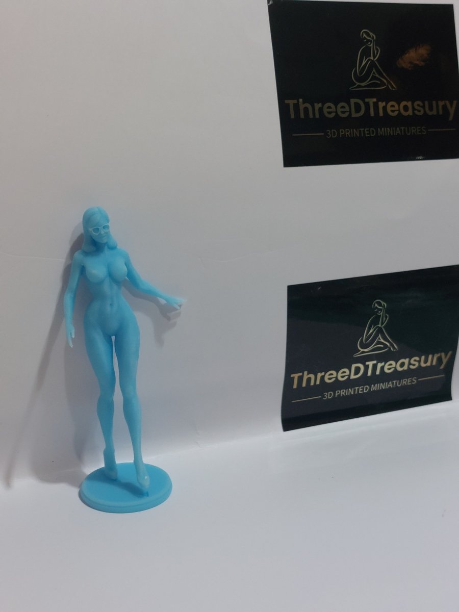 NSFW Resin Miniature Secretary NSFW 3D Printed Fanart Unpainted Miniature