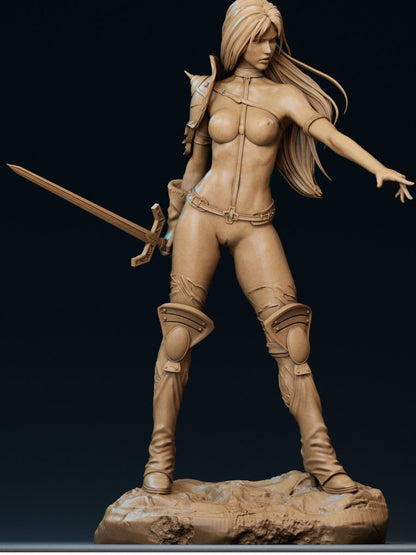 NSFW Taarna Resin Statue Diorama by ca_3d_art