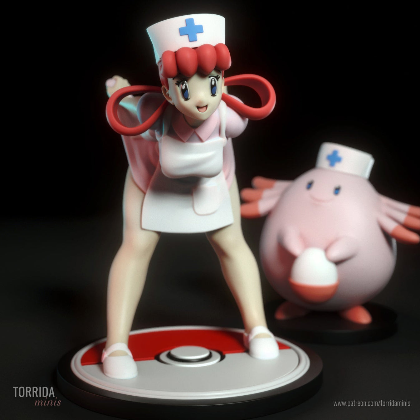 3D Printed Miniature Kit SFW / NSFW Nurse Joy – ThreeDTreasury Resin