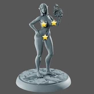 Olivia NSFW 3d Printed miniature FanArt by Gaia Miniatures Scaled Collectables Statues & Figurines