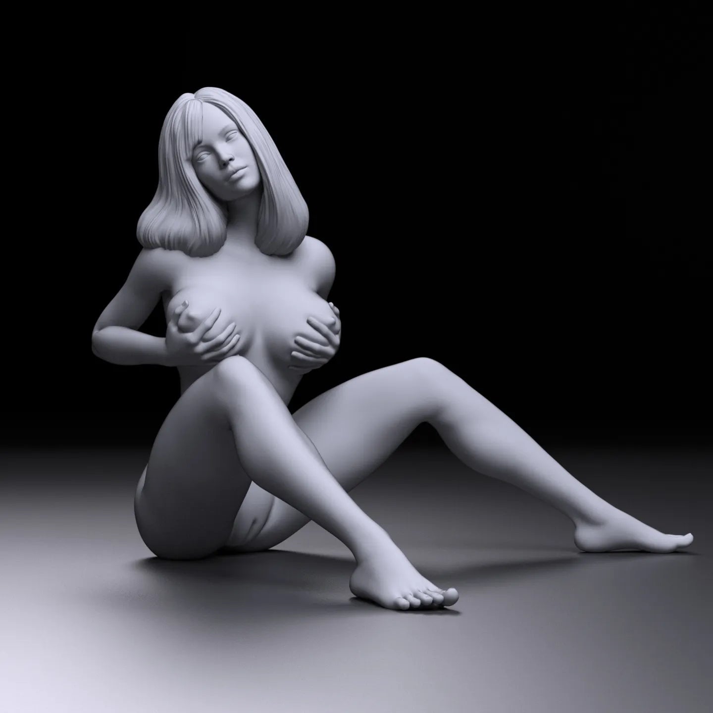 Open Girl | 3D Printed | Fanart | Unpainted | NSFW Version | Figurine | Figure | Miniature | Sexy |