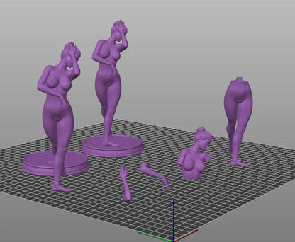 Perfect Body | 3D Printed | Fanart | Unpainted | NSFW Version | Figurine | Figure | Miniature | Sexy |