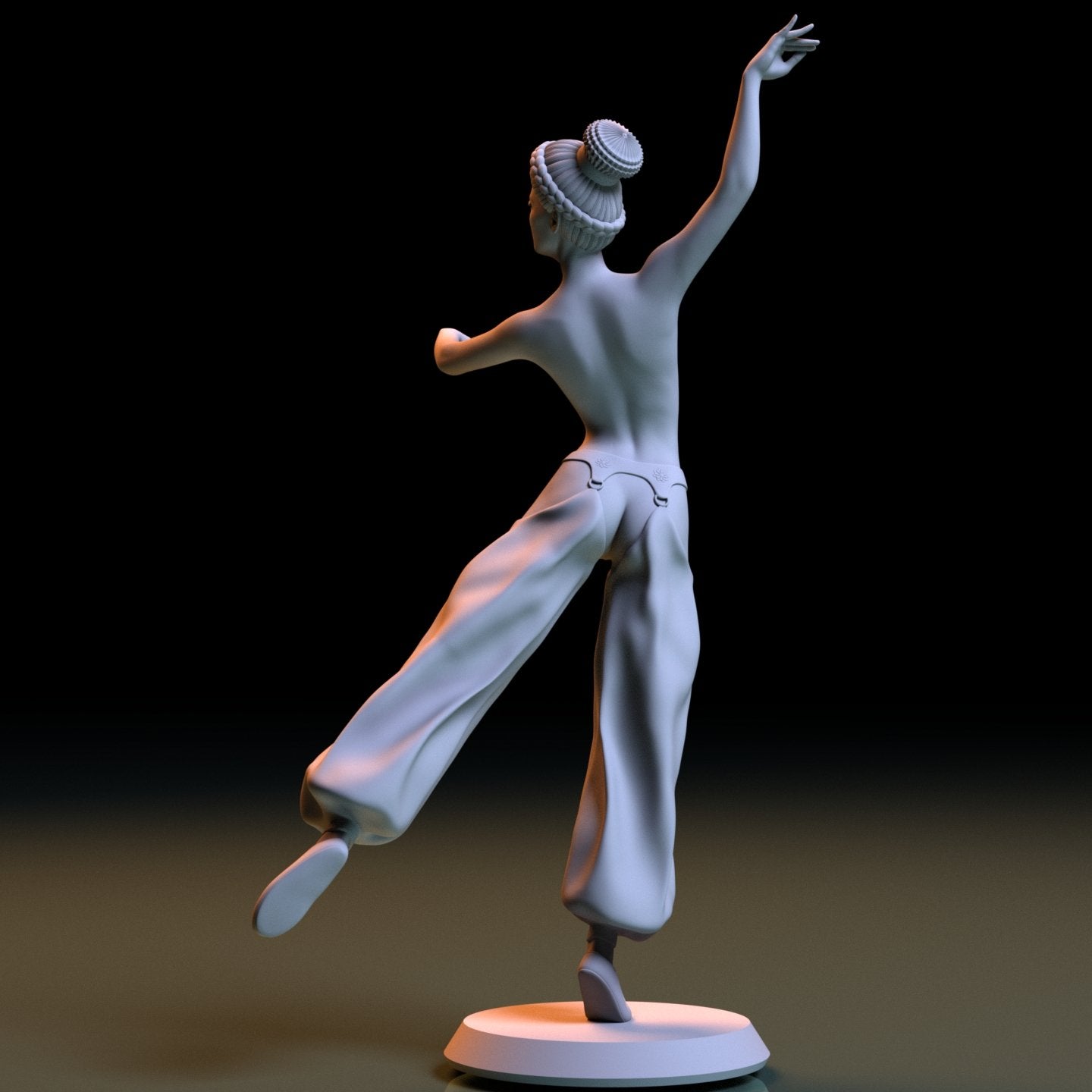 Persian dancer NSFW 3D Printed Figurine Fanart Unpainted Miniature