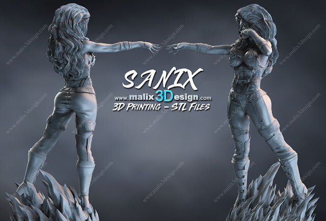 PHOENIX 3D Printed Resin Figure Model Kit FunArt | Diorama by SANIX3D UNPAINTED GARAGE KIT