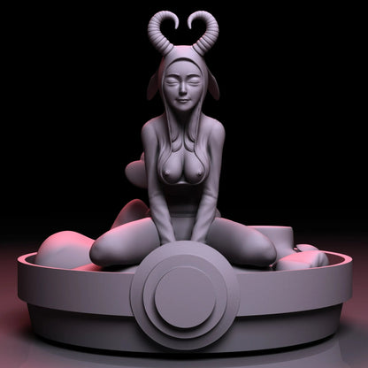Pika | Final evolution | 3D Printed | Fanart | Unpainted | NSFW Version | Figurine | Figure | Miniature | Sexy |
