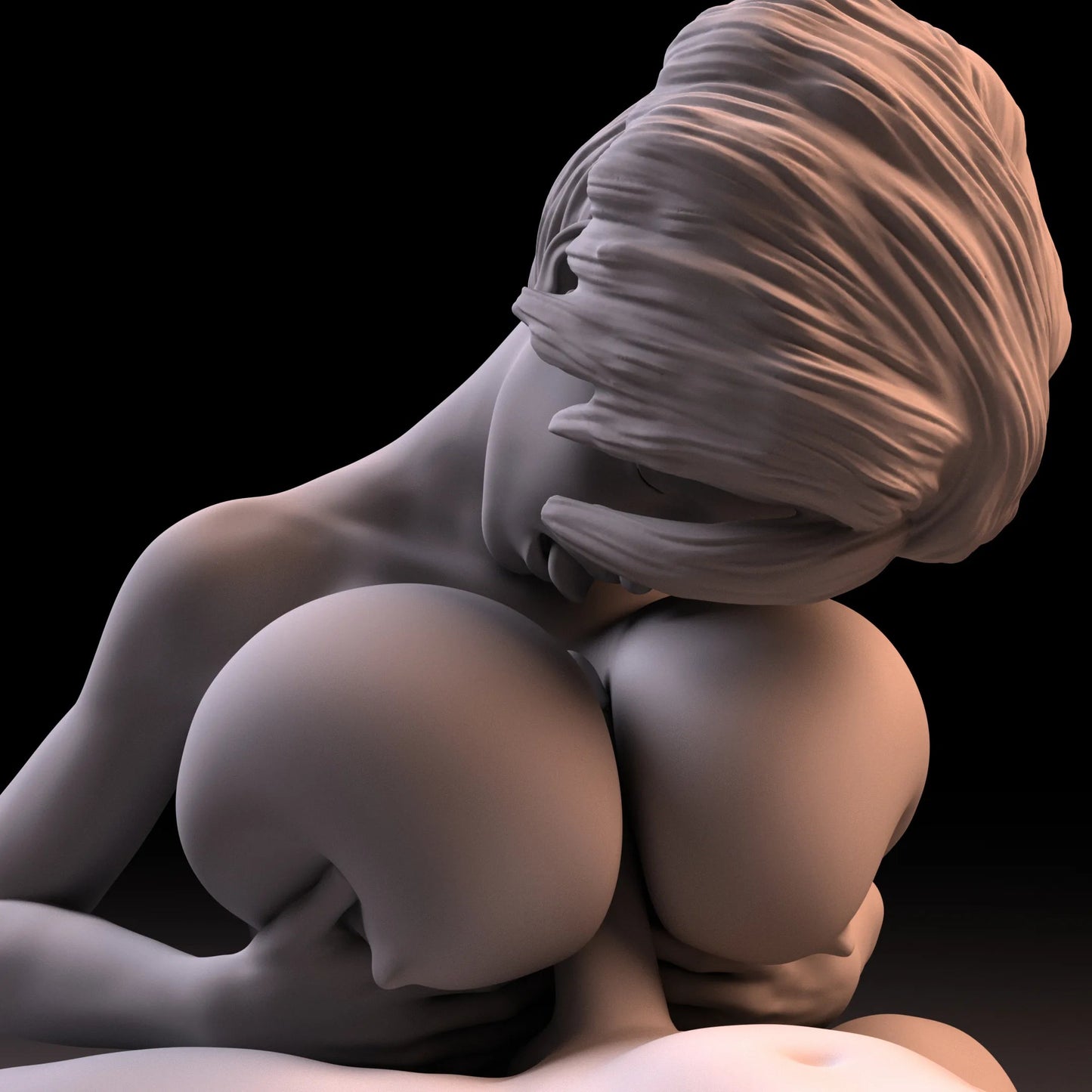 Pleasure and Love 2 | 3D Printed | Fanart | Unpainted | NSFW Version | Figurine | Figure | Miniature | Sexy |
