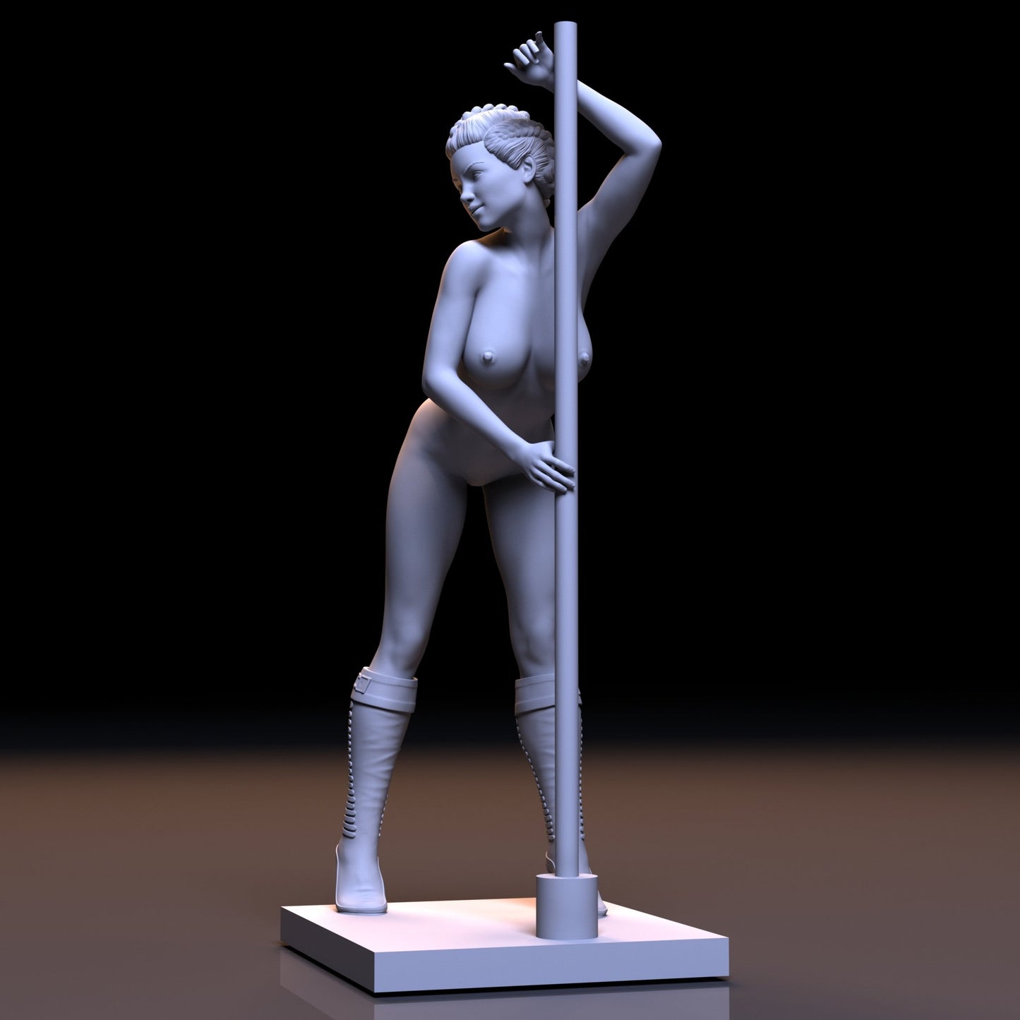 POLE DANCER NSFW 3D Printed Miniature Fanart Unpainted