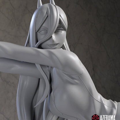 Power 3d printed Resin Staue Anime Figure by Azerama
