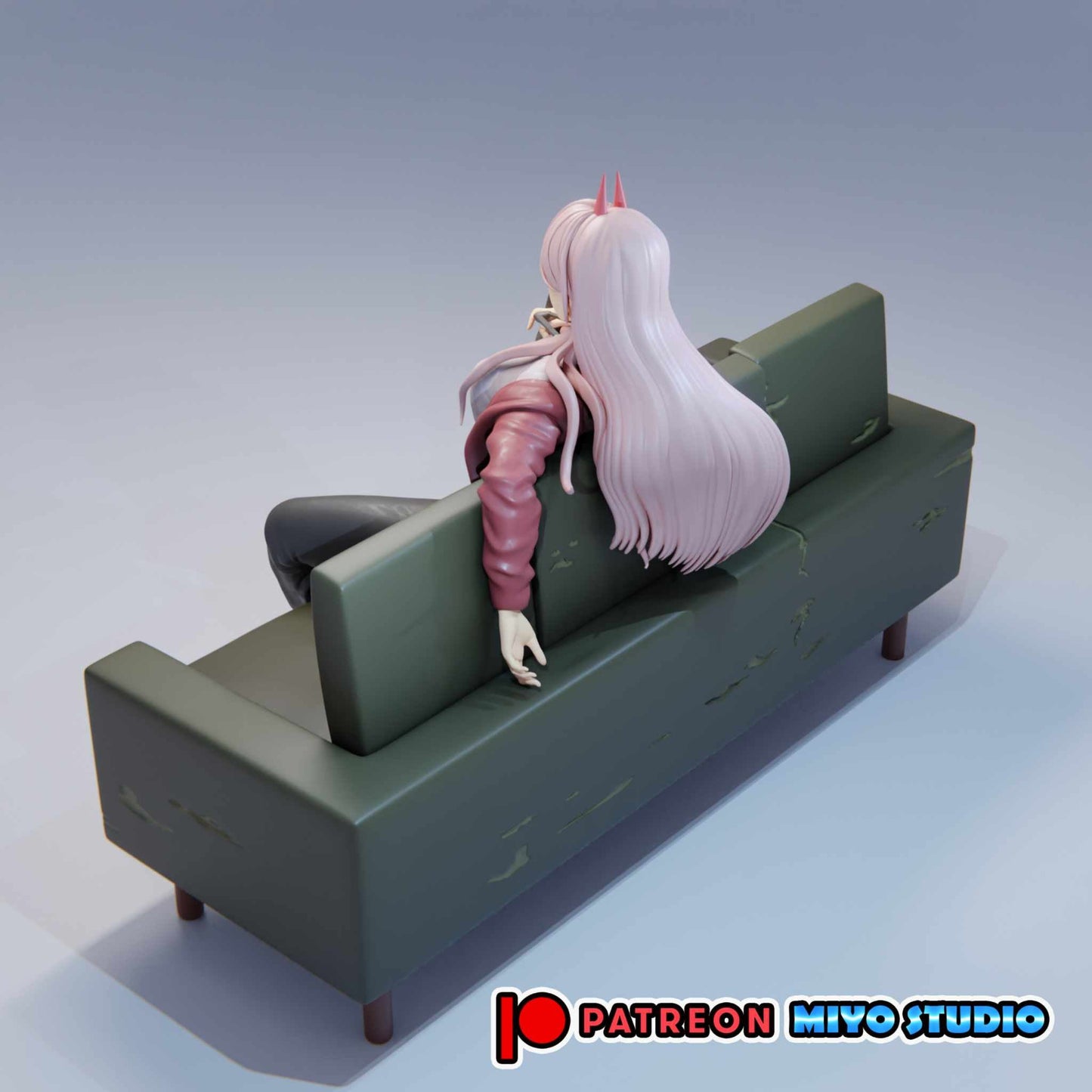 Power Resin Figure 3D Printed Fanart DIY Garage Kit , Unpainted , Sexy Miniature , Waifu , Adult Figurine , Anime Figure