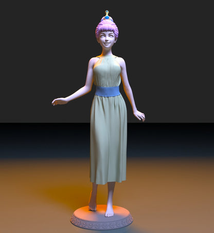Princess 3D Printed Figure Garage Kit Unpainted Resin Miniature Collectibles