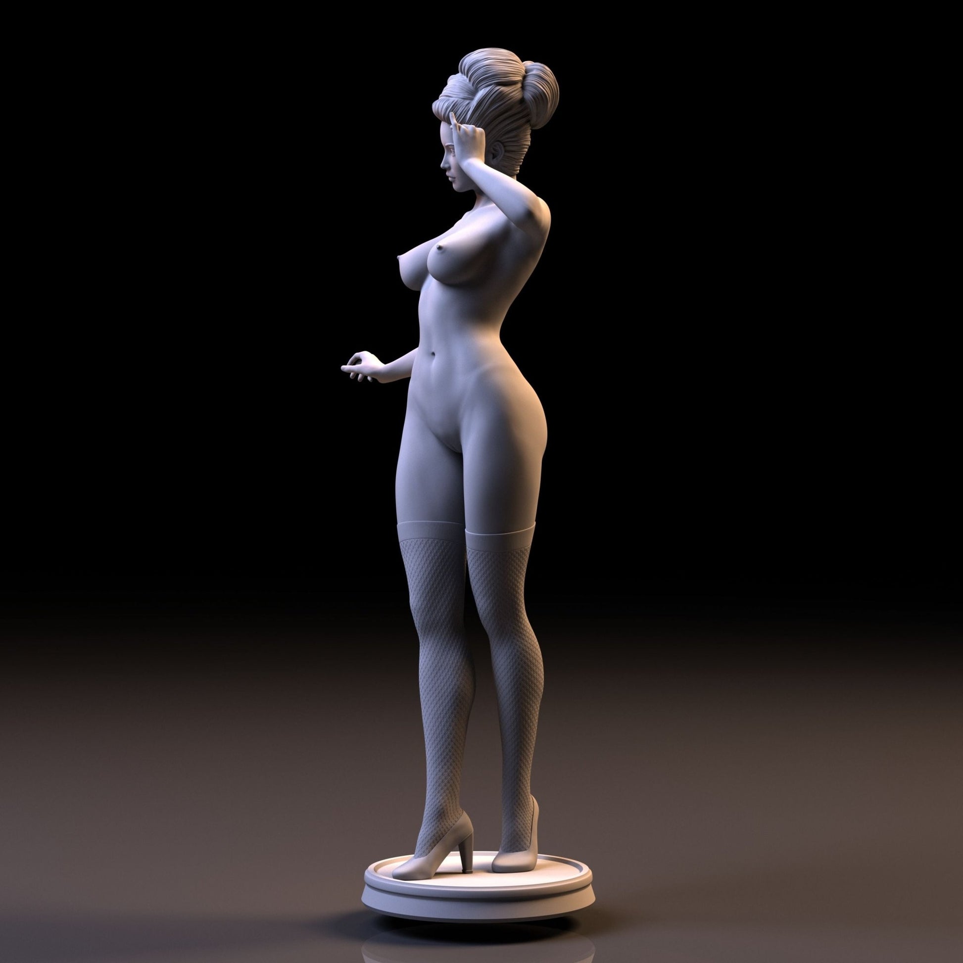 Princess | 3D Printed | Funart | Unpainted | NSFW | Figurine