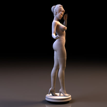 Princess | 3D Printed | Funart | Unpainted | NSFW | Figurine