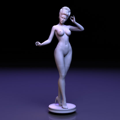 Princess | 3D Printed | Funart | Unpainted | NSFW | Figurine