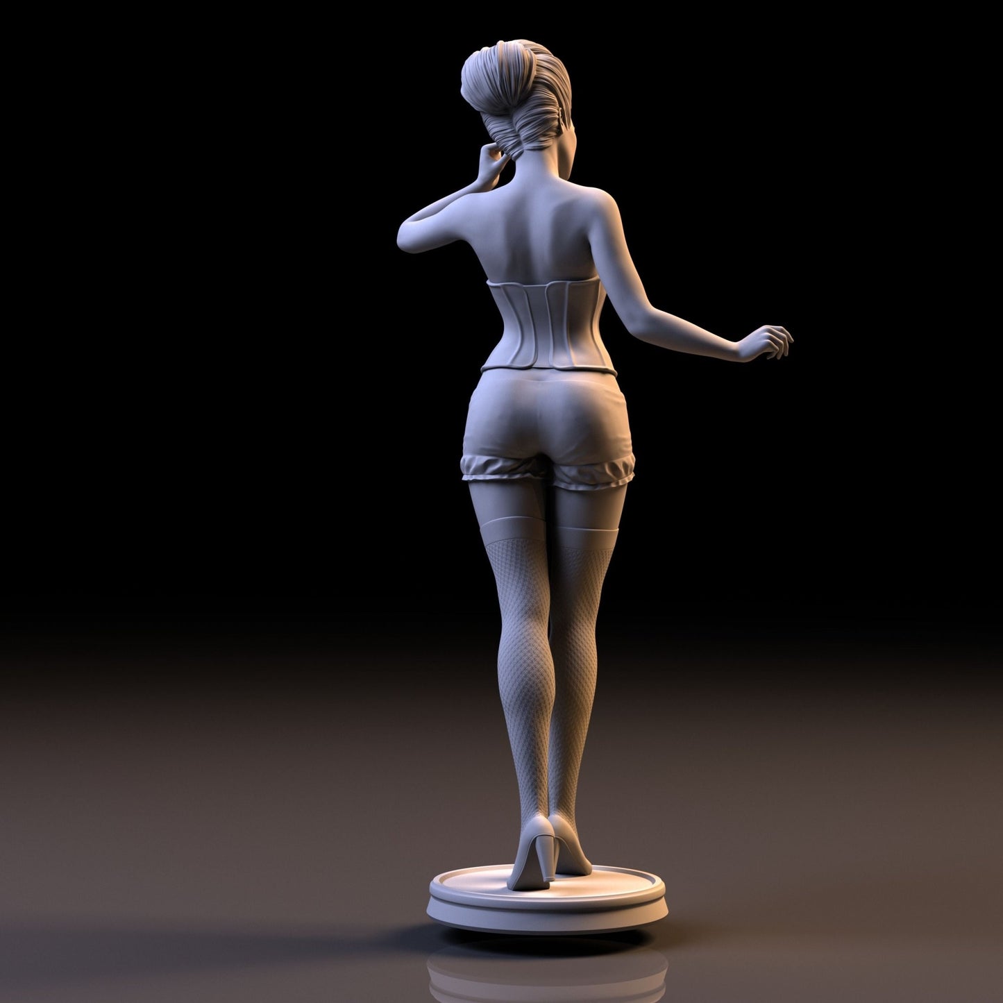 Princess | 3D Printed | Funart | Unpainted | NSFW | Figurine