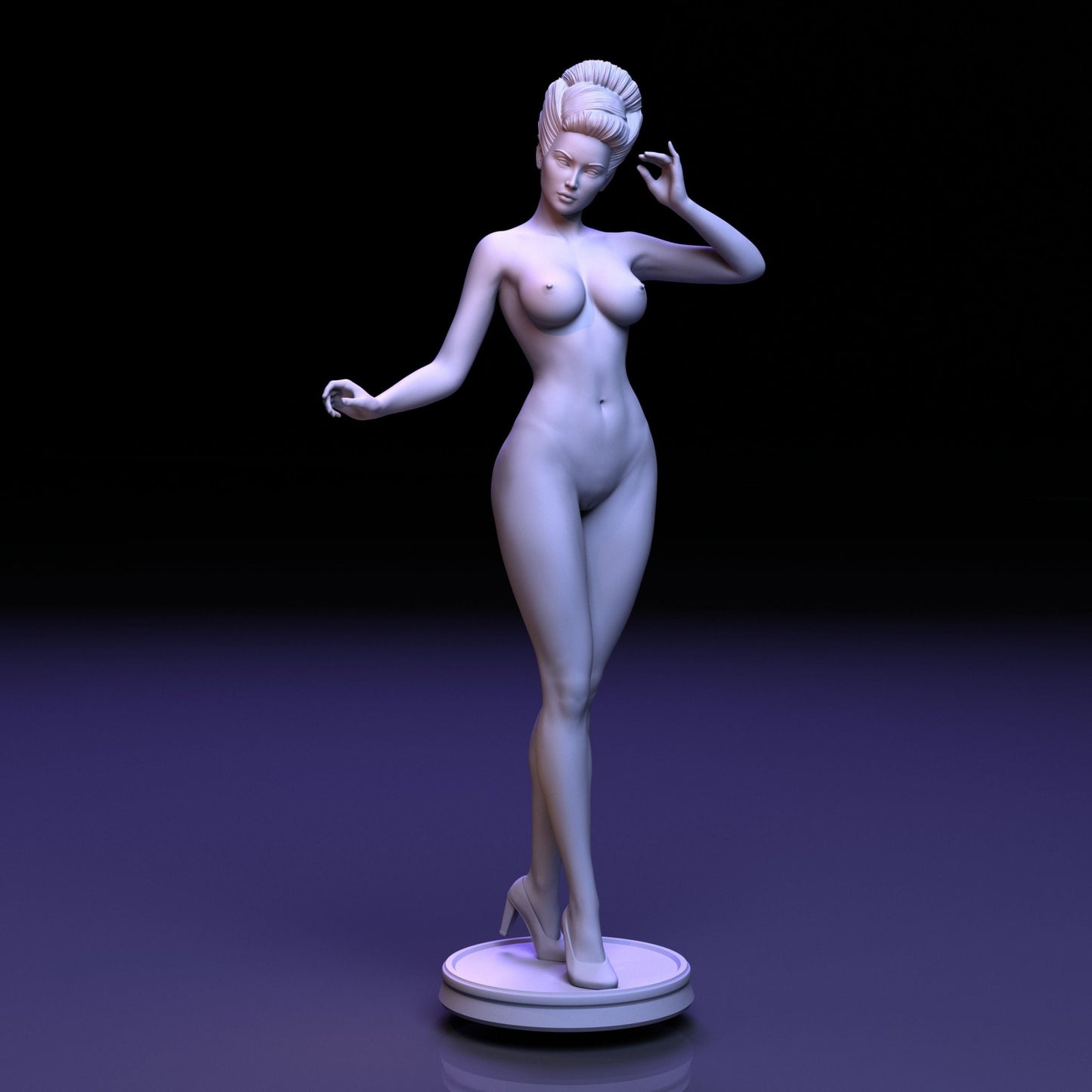 Princess | 3D Printed | Funart | Unpainted | NSFW | Figurine