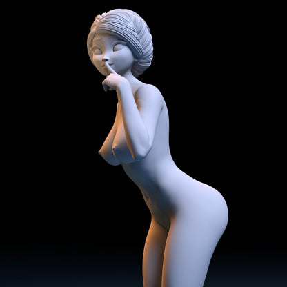 Princess Anna 2 NSFW 3D Printed Figurine Fanart Unpainted Miniature