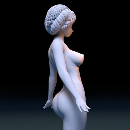 Princess Anna 4 NSFW 3D Printed Figurine Fanart Unpainted Miniature